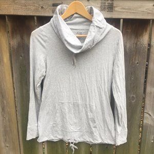 Joe Fresh taupe cowl neck kanga top - size S